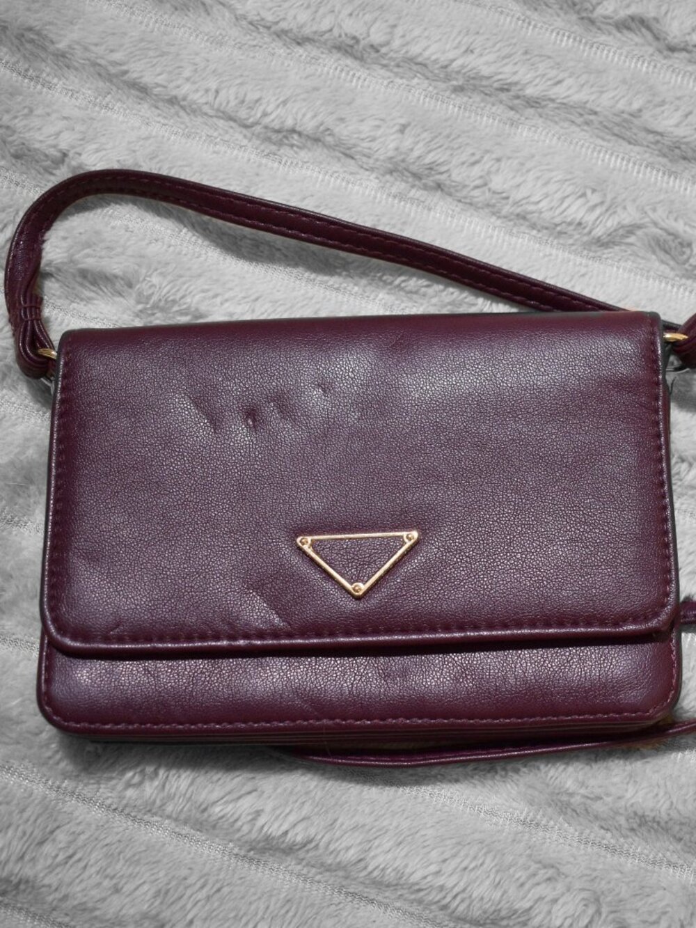 Purple Wallet Crossbody Purse